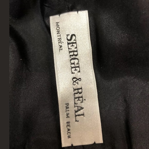 Serge & Real Black lace long sleeves dress S 2/4 - Picture 8 of 11